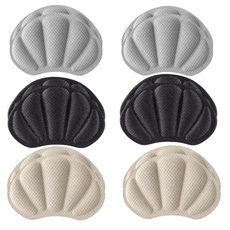 LiJuanWang Coussinets de Talon épais pour Chaussure,12 pièces (6 Paires) Coussinet Talon Chaussure,Protège Talon Autoadhésifs An