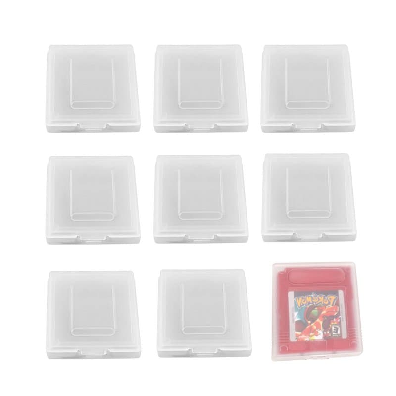 Boîtiers pour Gameboy,9 PCS Claires Enveloppes de Protection,Boîte de Protection Kompatibel Schutz Spiel Cartouche Boîtier de Pr