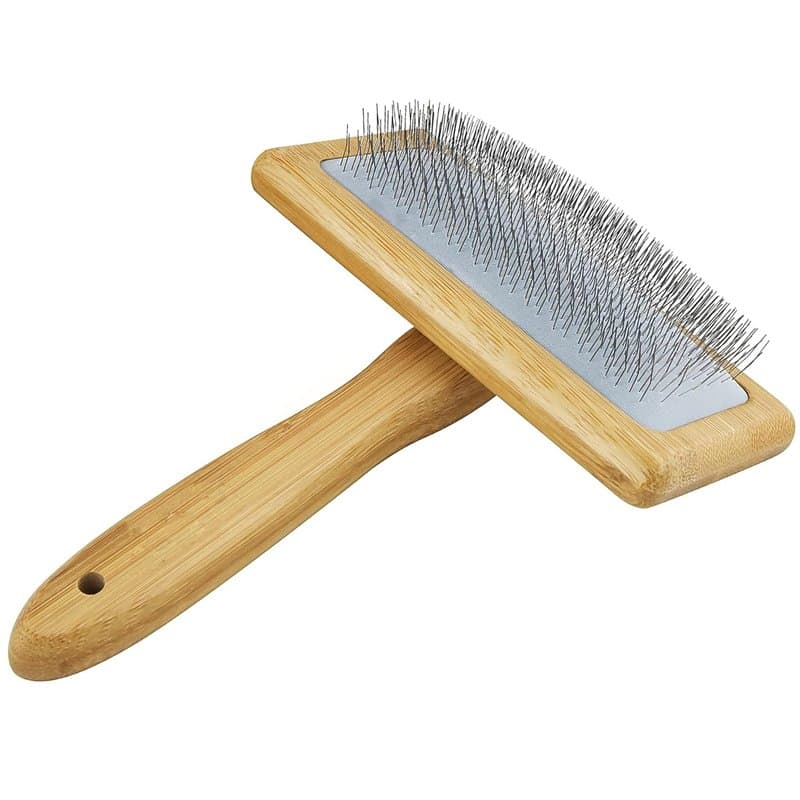 Pet Brosse Chiens et Chats Autonettoyante Peigne,Brosse de toilettage pour Animaux de Compagnie Convenant aux Poils Longs et Cou