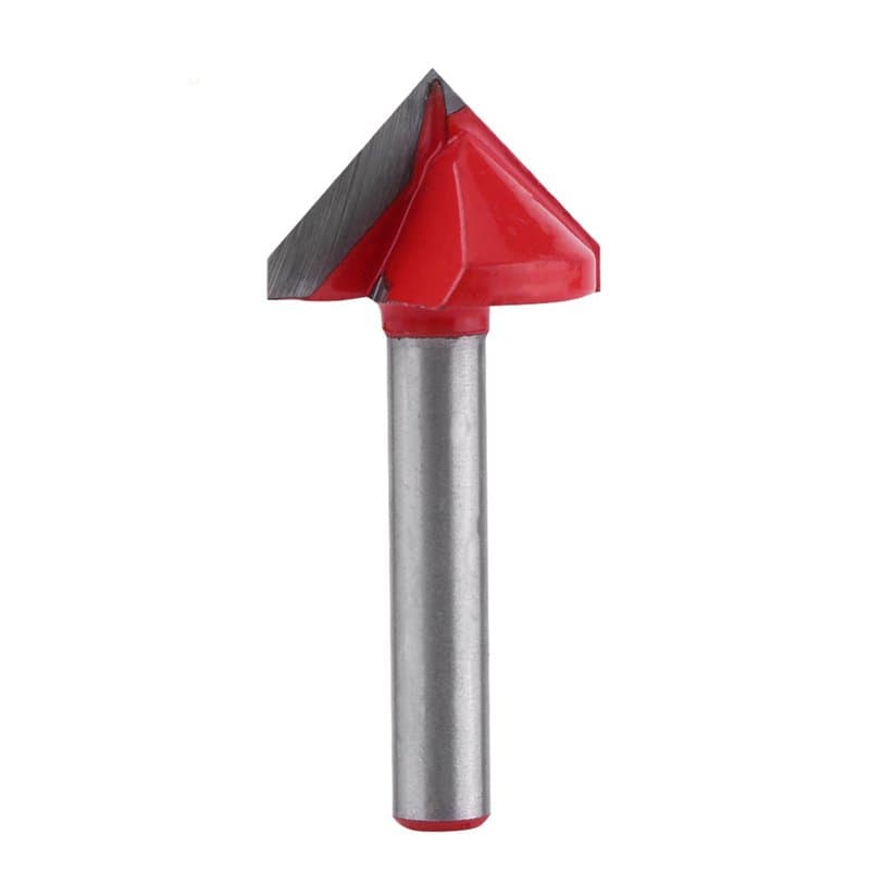 Fraise 3D pour le travail du bois, routeur en acier au tungstène, fraise pour outil de coupe Sharp V Groove 60/90/120/150 degrés