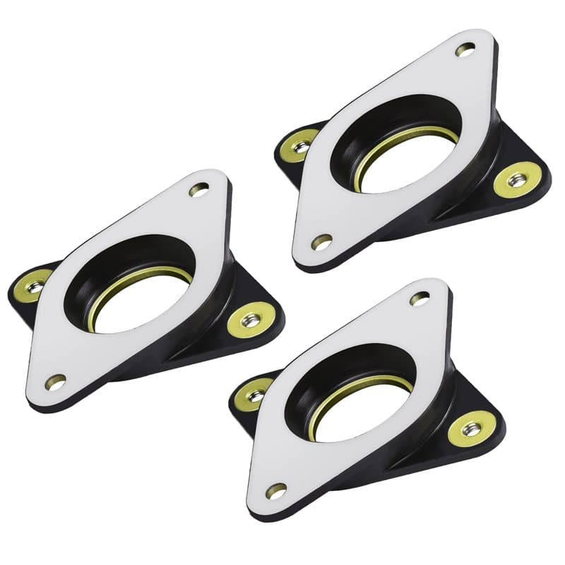 Amortisseur de vibrations en acier et caoutchouc NEMA 17 avec vis M3, compatible avec la machine CNC Creality CR-10,10S, imprima