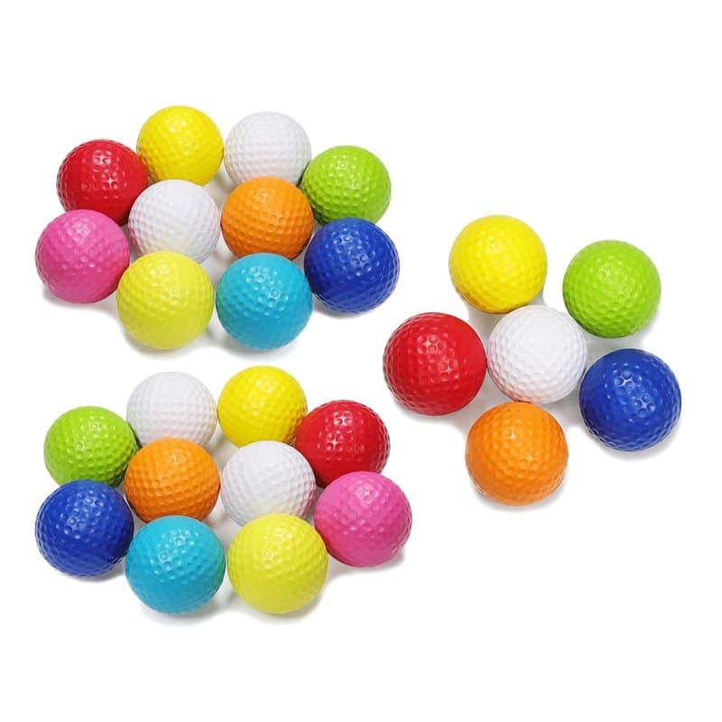 tintoke Lot de 26 balles de golf en mousse souple pour l'entraînement en intérieur ou en extérieur