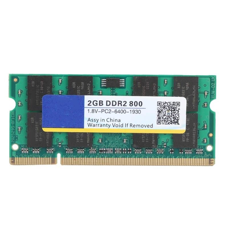 Ordinateur Portable DDR2, 800 MHz 2G 200Pin pour mémoire vive d'ordinateur Portable, Compatible avec Les Cartes mères/AMD, Appli
