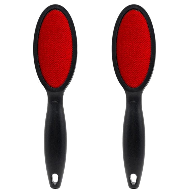 Mritrit Lot de 2 brosses à peluches, double face, en velours, pour enlever les poils et les poils d'animaux, brosse à peluches e