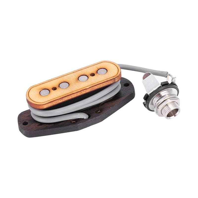Micro pré-câblé avec prise d'entrée, pick-up pièces de rechange pour Cigar Box guitare à 4 cordes