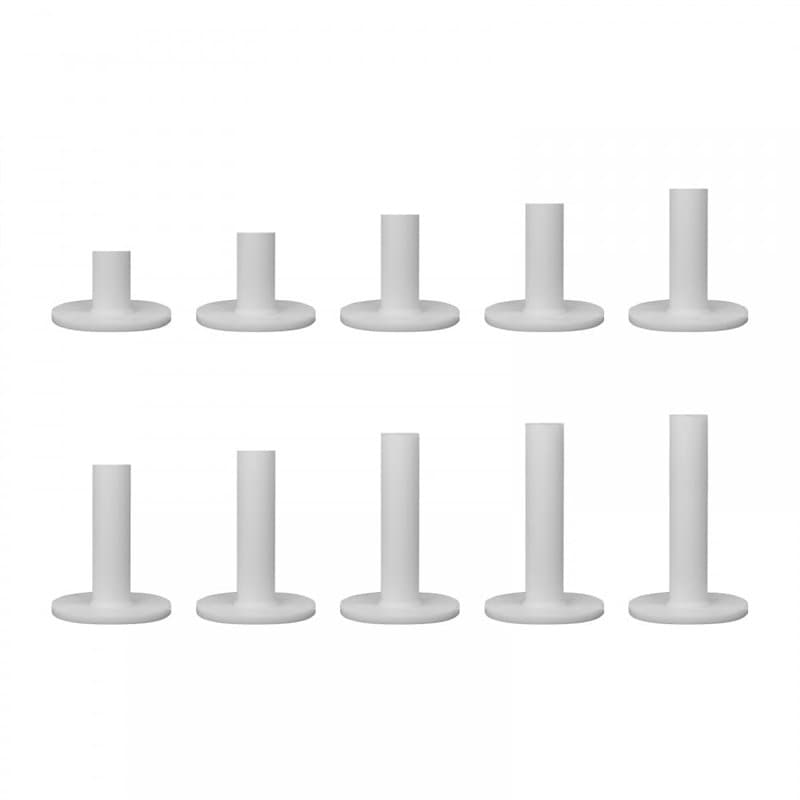 MiOYOOW 10PCS Tees de Golf en Caoutchouc, Tees de Tapis de Golf, Tees D'entraînement de Golf Portables pour la Pratique de Golf
