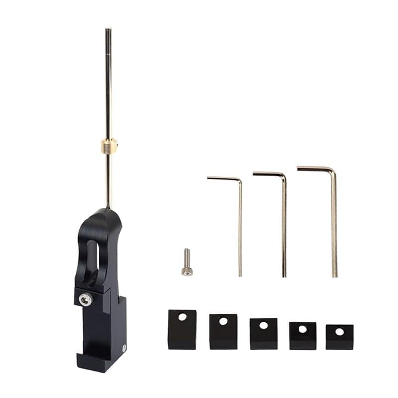 DONGKER Clicker de Tir À l'arc,Clicker de Bâton de Sonnerie en Métal Réglable pour la Plage de Pratique de Chasse de Compétition