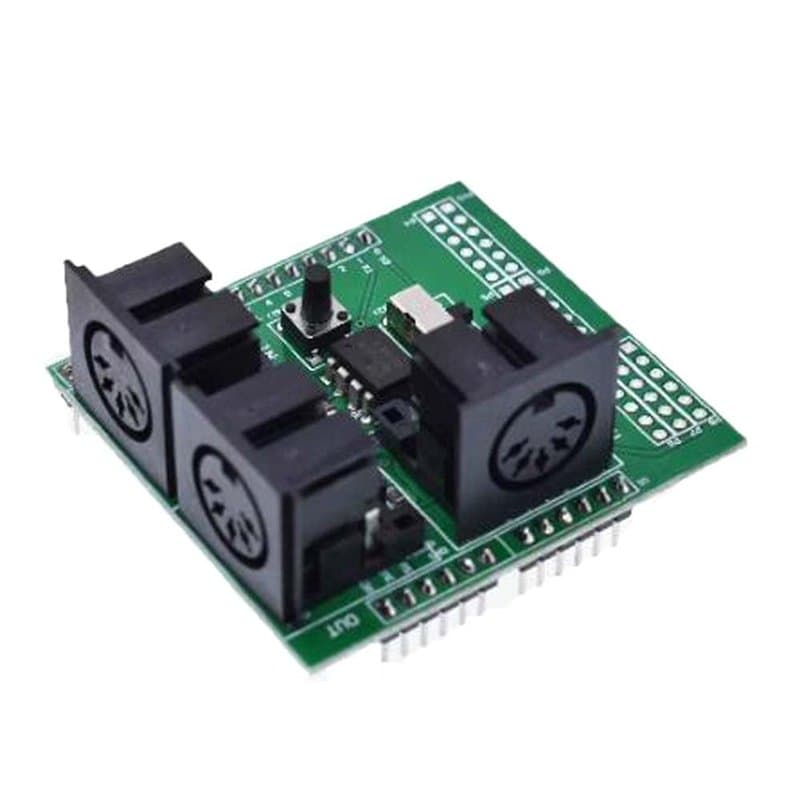 MIDI Shield Planche de dérivation musicale instrument plaque d'interface numérique pour module de carte