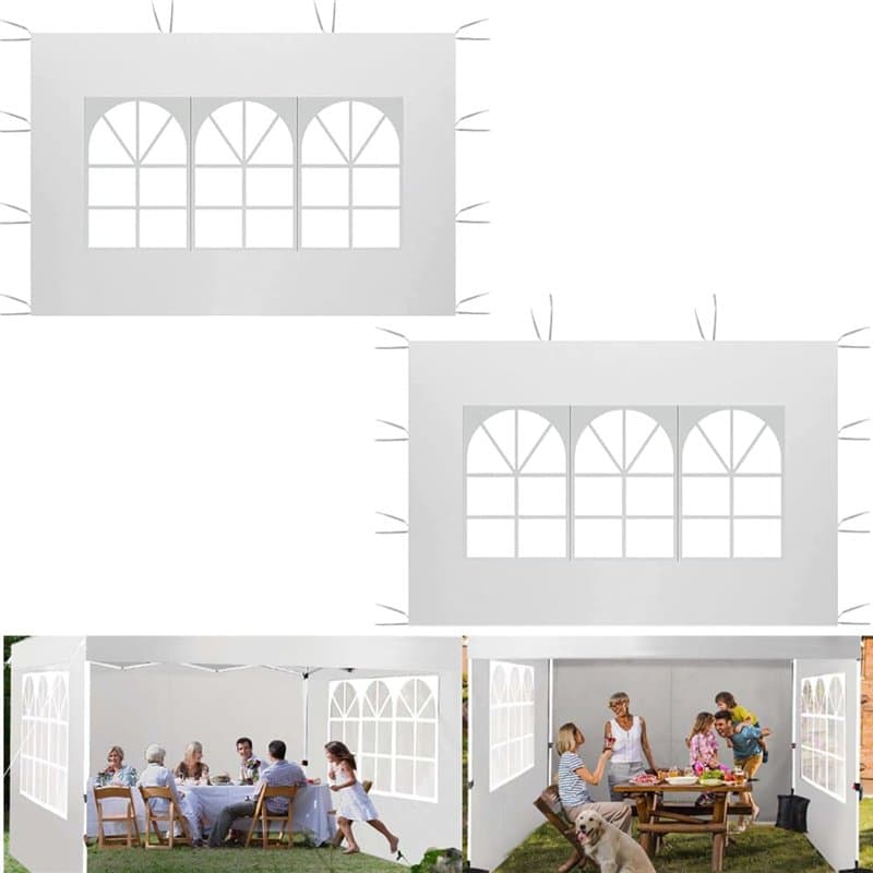 Guangyu Panneaux Latéraux pour Tonnelle Imperméable,3m x 2m Panneau Latéral Gazebo en Tissu Oxford 210D Panneau Latéral de Rempl