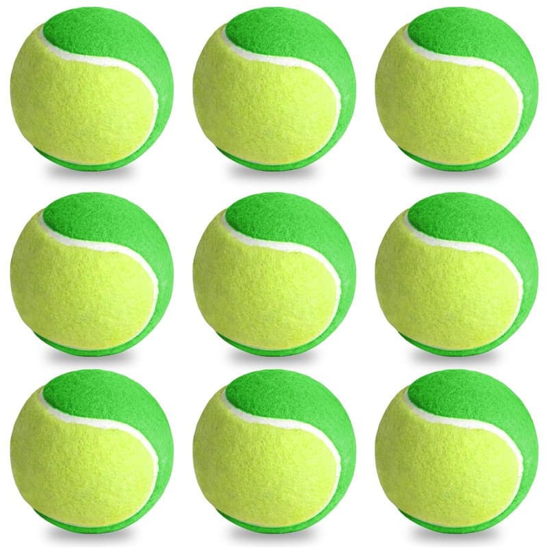 Stage1 Lot de 9 balles de tennis, d'entraînement à 25 % de pression, réduction de la pression, pour débutants, tennis, entraînem