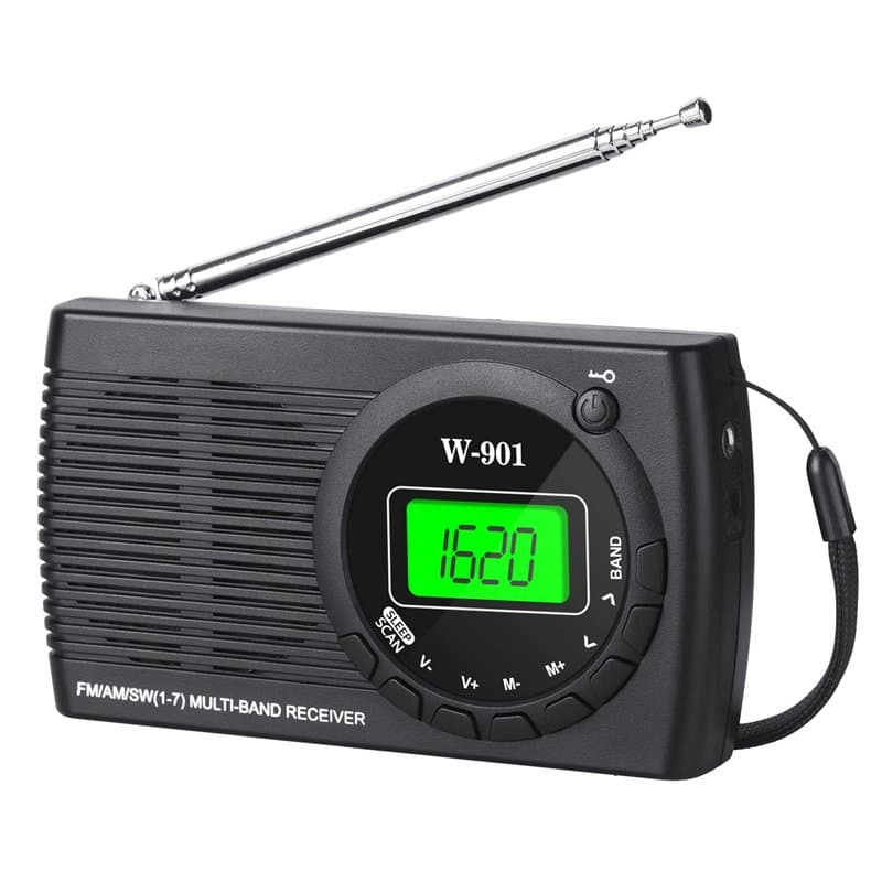 Radio Portable Petit Mini FM/AM (MW) / SW avec Une Excellente Réception et Une Qualité Sonore Elevée, Radio Portable avec Connex