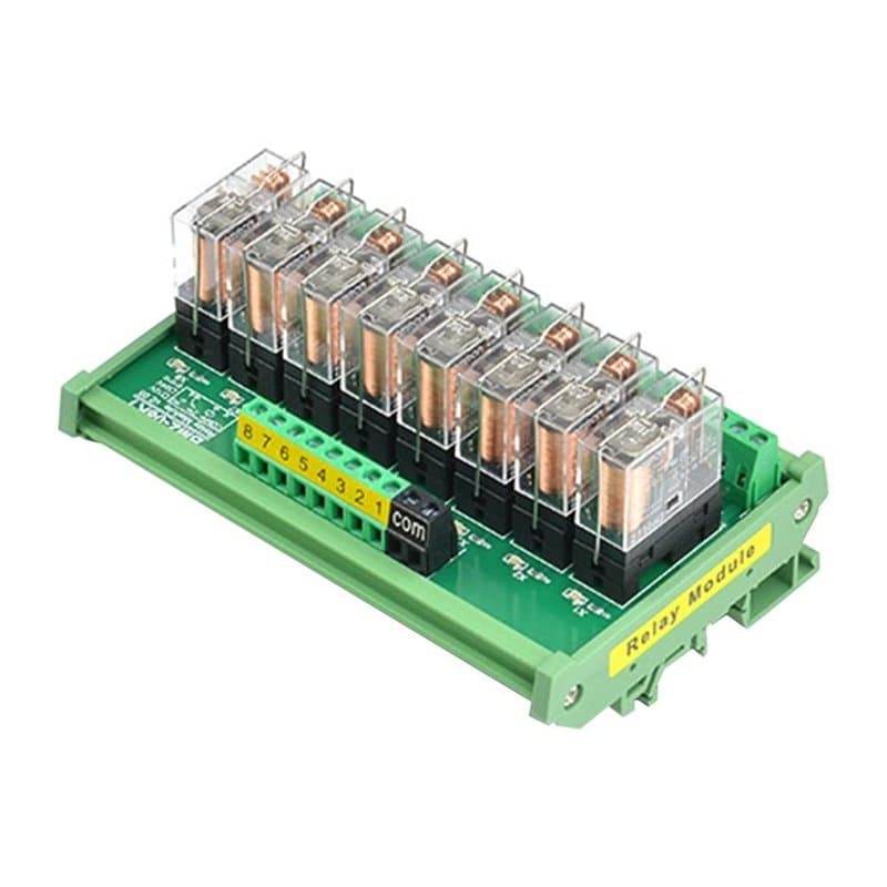 Module relais G2R1, BMZ-K1 DC 24 V 16 A, 8 canaux, module de relais d'isolation de signal PLC, amovible, rail DIN 35 mm