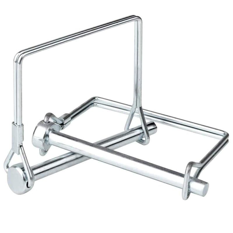 BITEFU 12pcs Goupille de Verrouillage Carrée 5/16 pouces (8mm) Goupille de Blocage Automatique de Sécurité en Acier au Carbone G