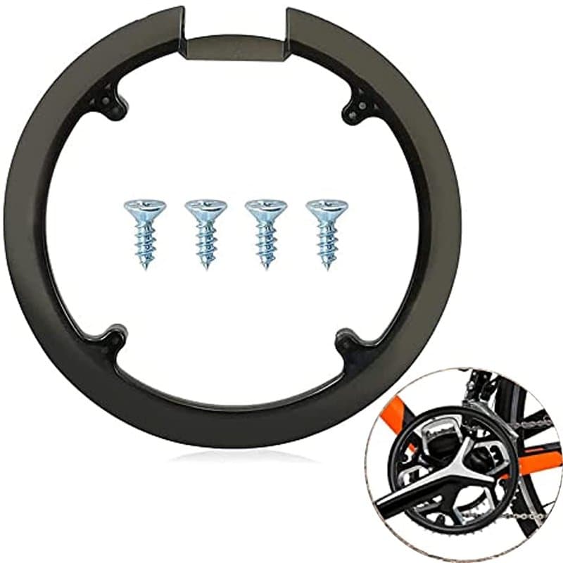 DUOHERESHUI Protection Pedalier Vélo en Plastique, Protection De Chaîne De Vélo Plastique, VTT Vélo Chaîne Roue De La Garde, pou