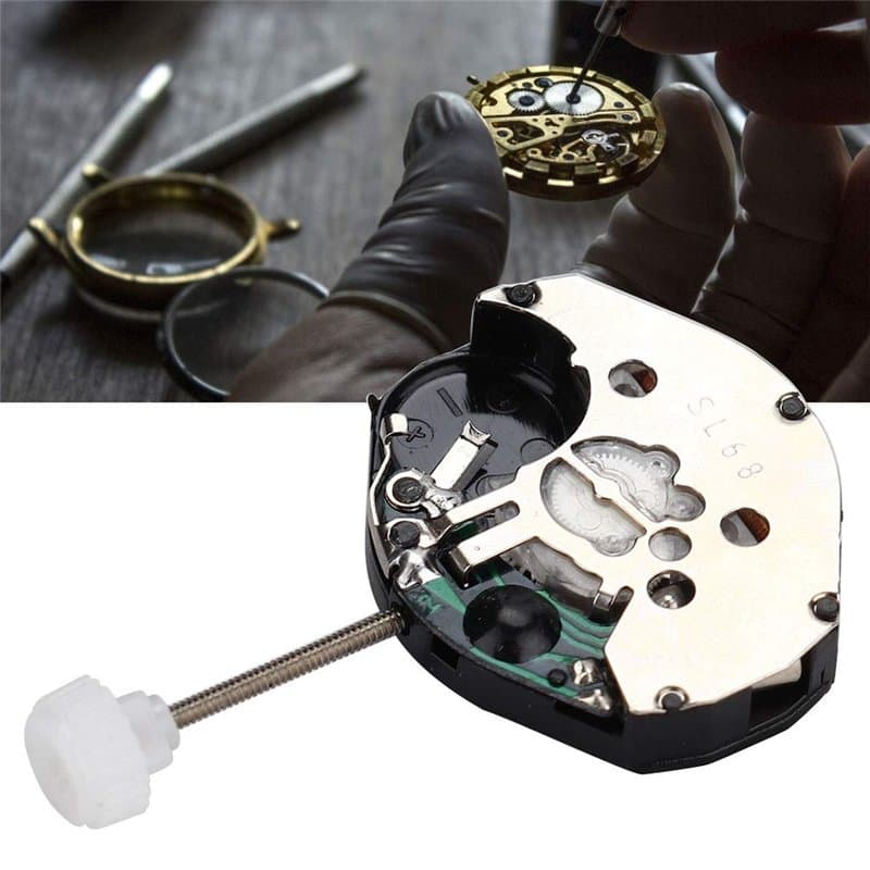 Mouvement à quartz, accessoires 5pcs SL68, réparation de pièces de rechange