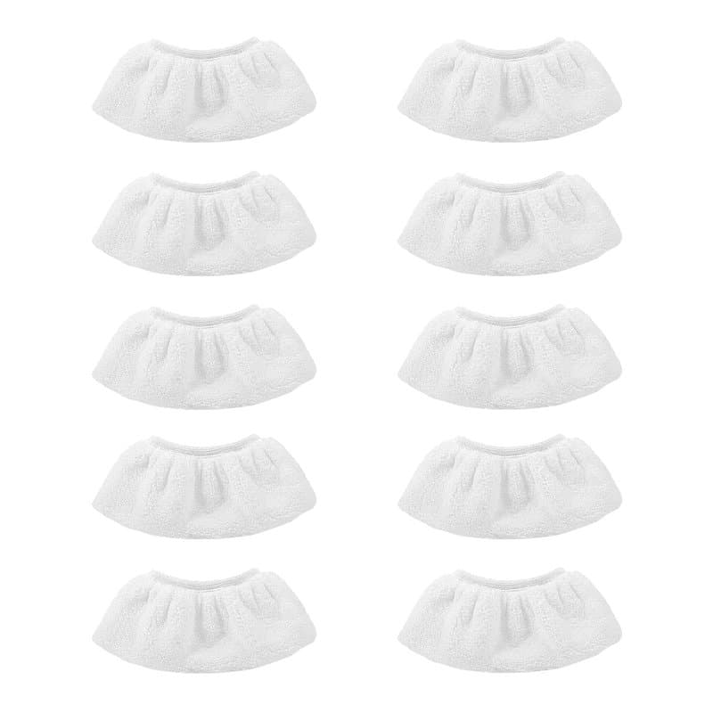 Wenrescry Lot de 10 housses en microfibre pour nettoyeur à vapeur - Housses de rechange pour nettoyeur vapeur à main - Serviette