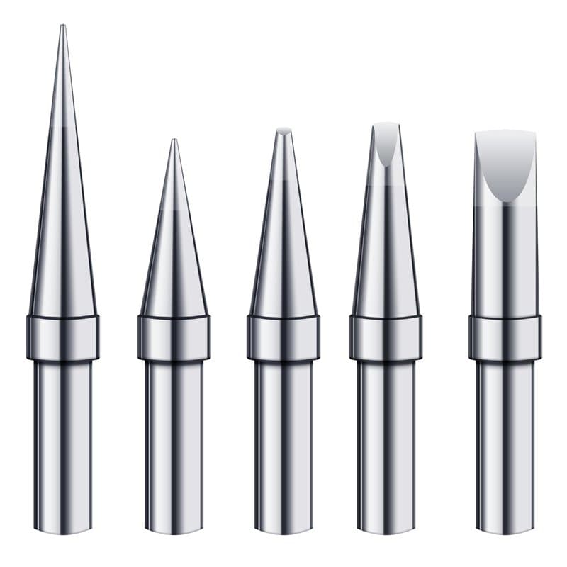 Pointes de soudure 5pcs pour fer à souder ET, pointes de fer à souder de remplacement ET pour Weller WES51 WESD51 WE1010NA PES51