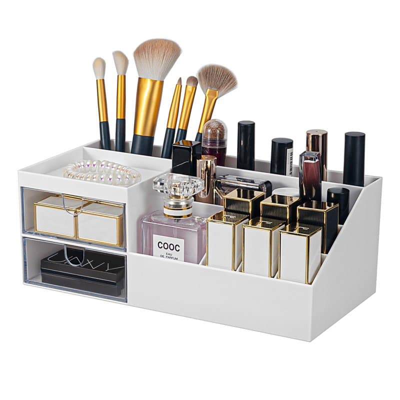 MumdoYAL Rangement Maquillage, Organisateur Maquillage, Rangement Maquillage Organisateur avec tiroirs, boite rangement maquilla