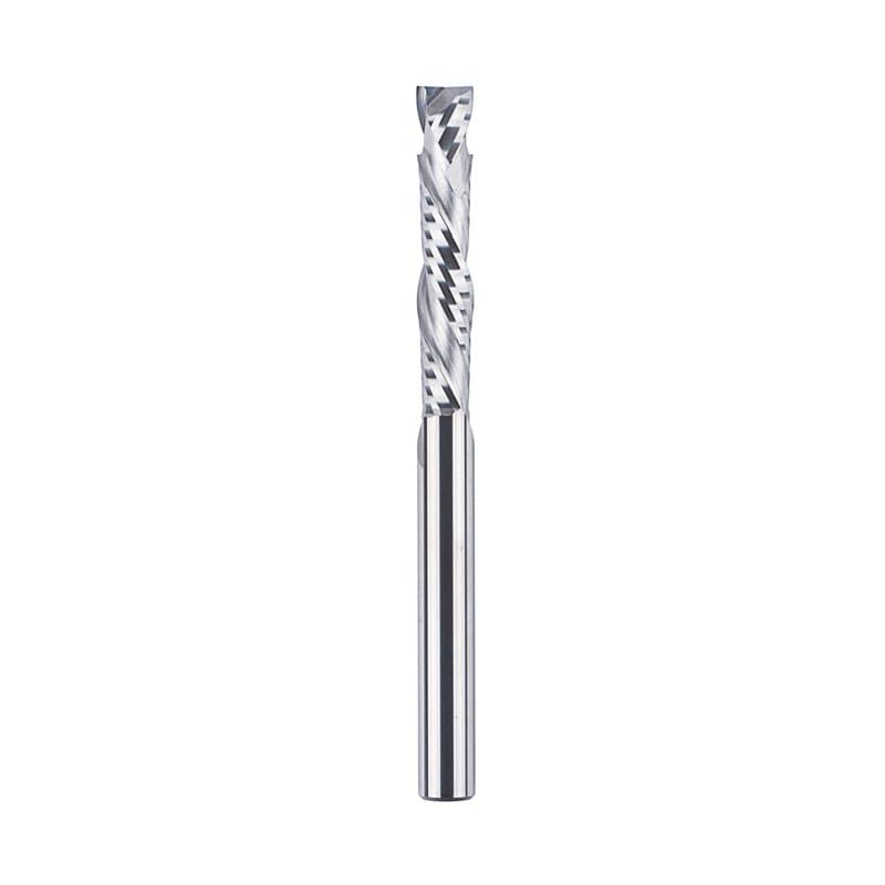SpeTool Up&Down Fraise Defonceuse 8mm Diamètre de la tige Fraise CNC Fraise a Rainurer HRC55 Fraise Spirale 45mm Longueur de cou