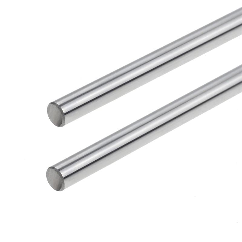 Lot de 2 barres rondes, droites, diamètre x longueur : 8 x 200mm, guides linéaire, arbres de précision horizontal, roulements po