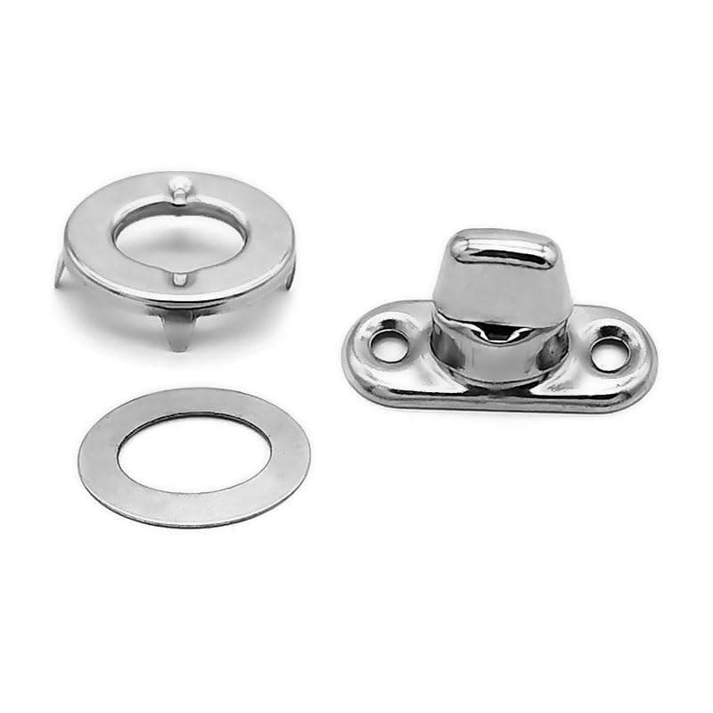 Lahviuu Fermoir Sac,10 pcs Attaches Sac Fermeture à Bouton Tournant Twist Turn Lock, Accessoires pour Sac a Main, Verrous à Tors
