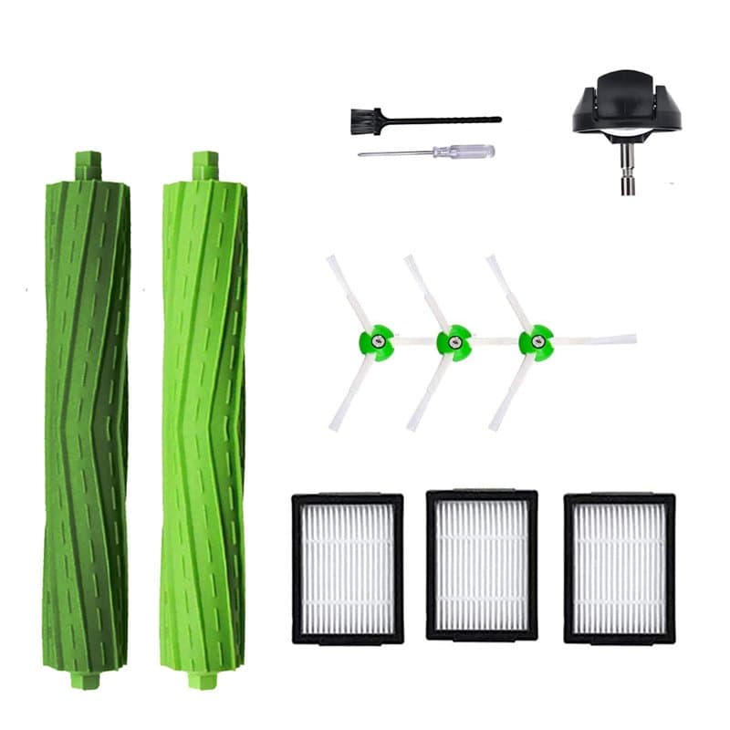 Accessoires de rechange pour aspirateur iRobot Roomba i7 i6 i8 i3 i4 i1 e5 e6 I E Series Comprend 1 brosse à roulettes, une roue
