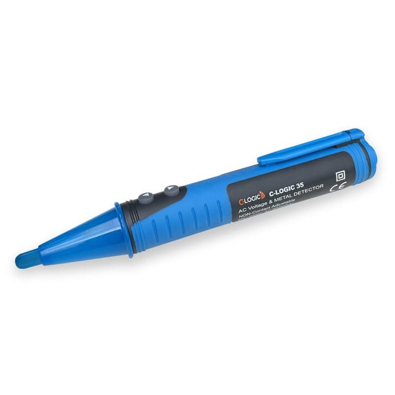 C-LOGIC 35 Détecteur de Tension et Métaux 2-en-1, Testeur de Tension sans Contact (NCV) avec Sensibilité Réglable 20V-1000V, Dou