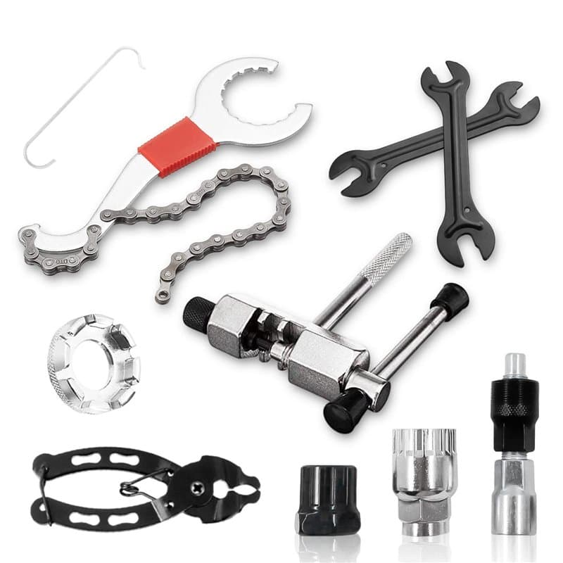 Kits D'outils De Réparation pour Vélo: 9 Pièces Kits D'outil De Démontage De Cassette De Vélo, Outil De Maintenance pour Vélo, K