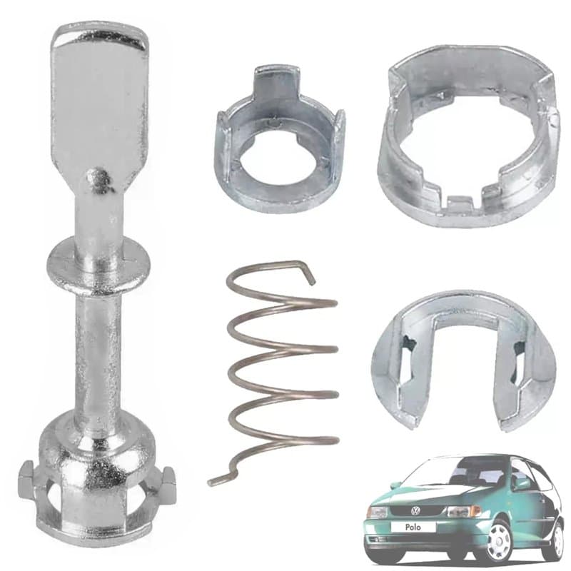 Twowinds - Barillet de Serrure Compatible avec VW Polo 6N1 6N2 (1994-2001) - Porte Avant Gauche, Droite - 6N0837223A - Cylindre