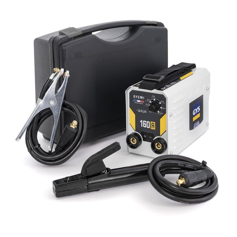 GYS, GYSMI 160A, Poste à Souder à l'Électrode Enrobée 160A Monophasé 230V (MMA), Arc Force, Antisticking, Hot Start, Avec Valise