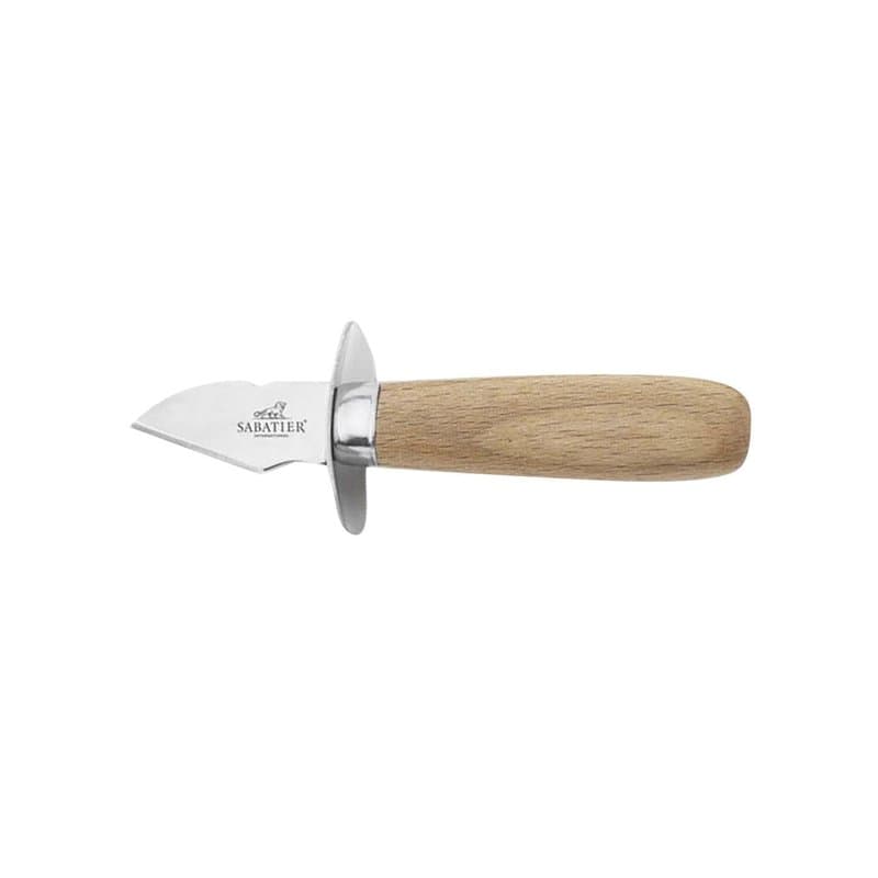 Sabatier International Couteau Lancette à huitres avec garde lame 4,5cm manche bois