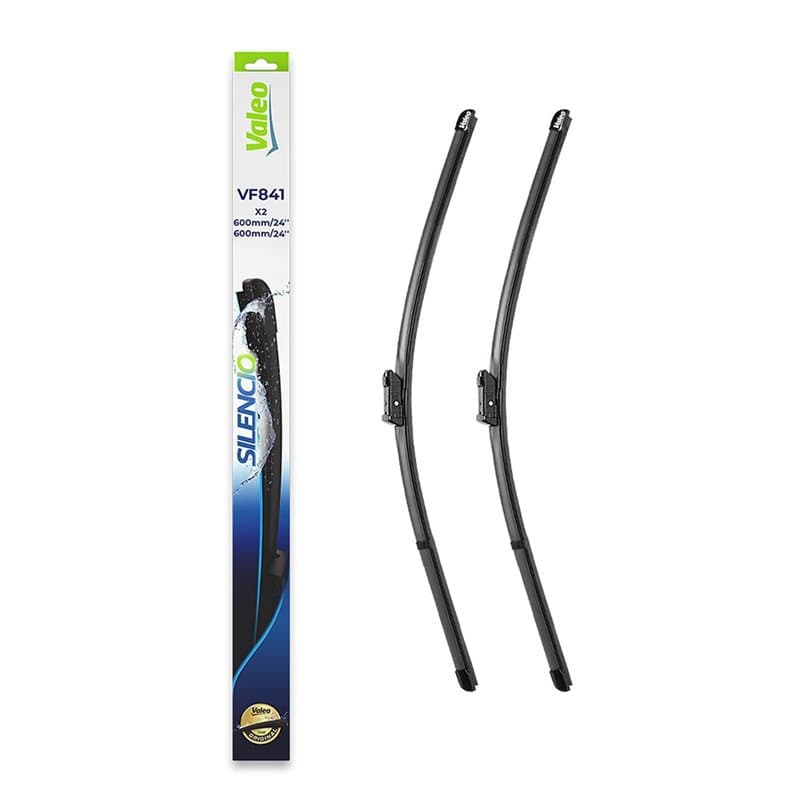 VALEO Silencio Essuie-glace - VF841 - Kit de Balais d'Essuie-glace Plat d'Origine de Haute performance, Visibilité Supérieure su