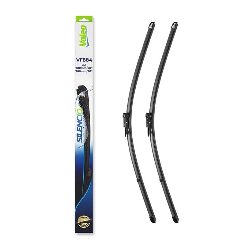 VALEO Silencio Essuie-glace - VF884 - Kit de Balais d'Essuie-glace Plat d'Origine de Haute performance, Visibilité Supérieure su