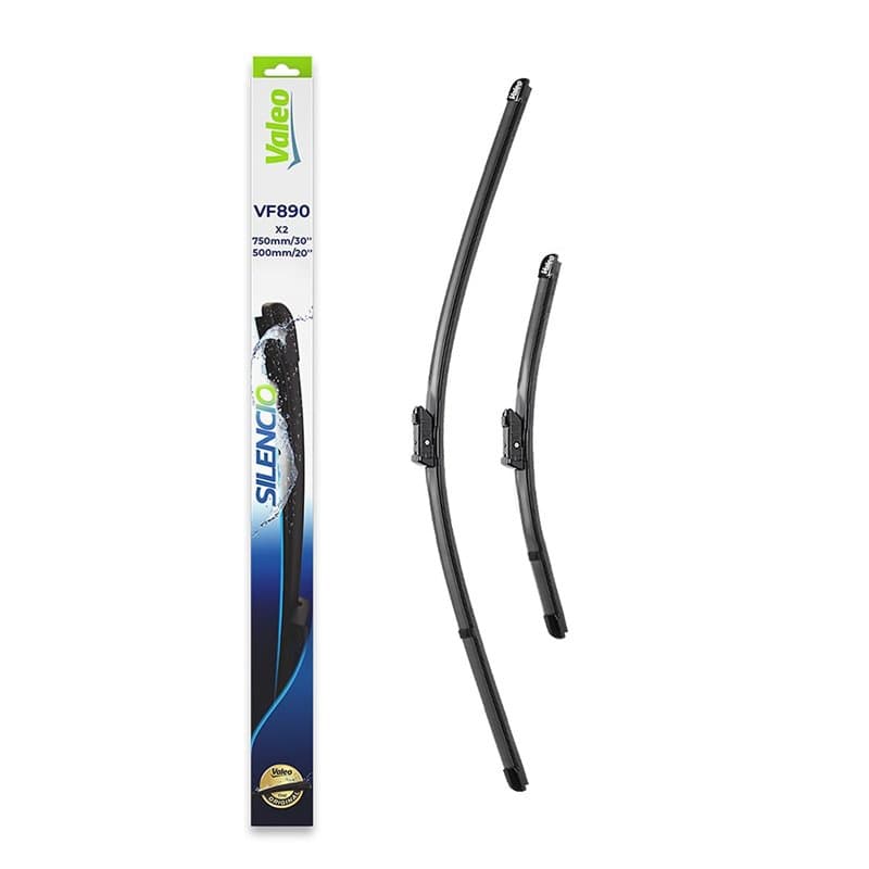 VALEO Silencio Essuie-glace - VF890 - Kit de Balais d'Essuie-glace Plat d'Origine de Haute performance, Visibilité Supérieure su