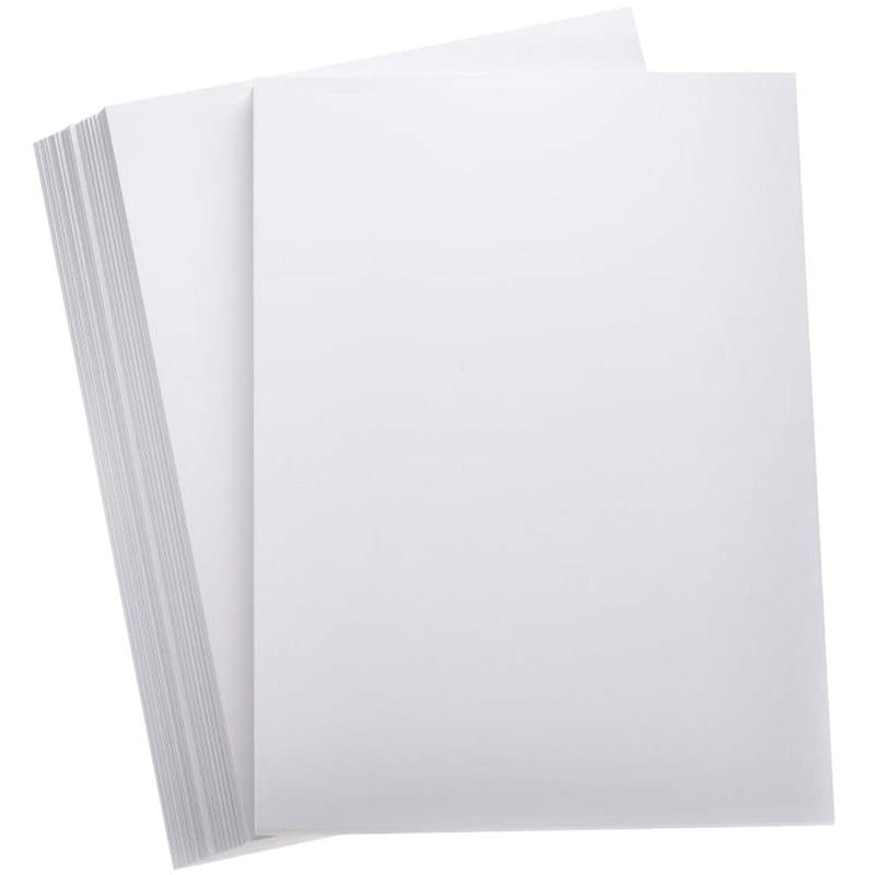Clairefontaine Lot de 25 feuilles de papier cartonné d'impression super épais - Format A4 - 400 g/m² - Blanc
