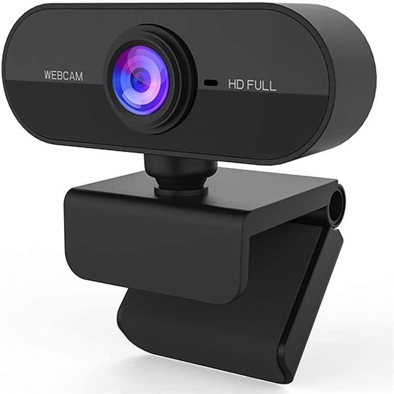 Webcam Full HD avec microphone pour ordinateur de bureau, caméra d'ordinateur HD 1080p, caméra Web Plug and Play, caméra USB pou