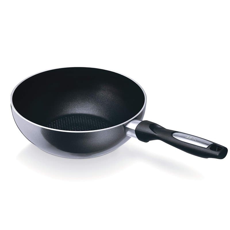 Beka 13078204 Pro Induc Anthracite Mini Poêle Wok en aluminium intérieur revêtu 20 cm, Voir Photo