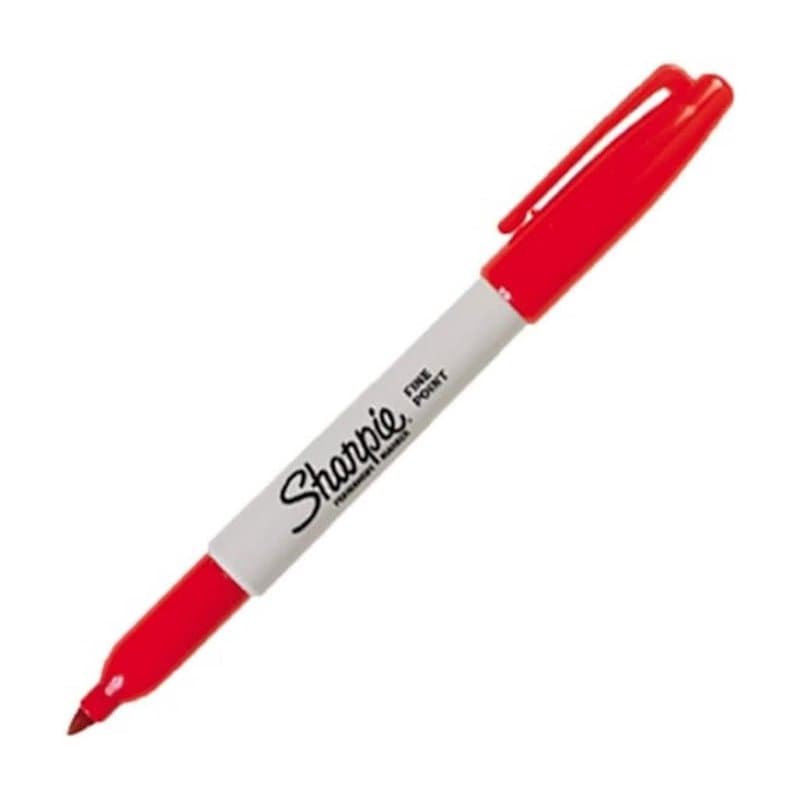Meilleur prix MARQUEUR CARRÉ POINTE FINE ROUGE BPSCA S0810940 - OE05286 Par SHARPIE