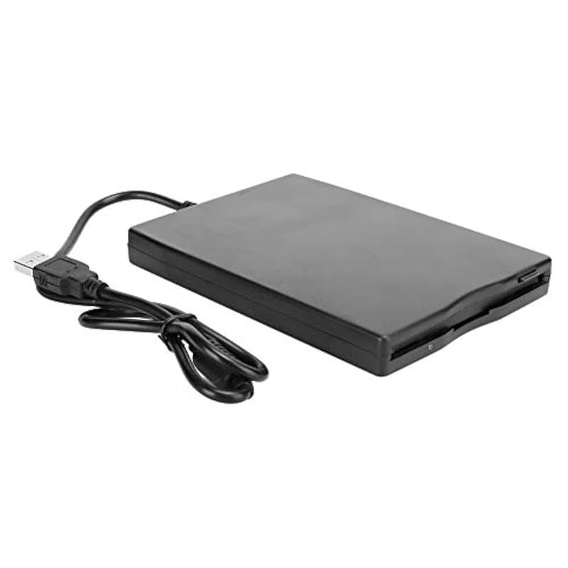 Ccylez Lecteur de Disquette USB 3,5", Lecteur de Cartes Portable Disquette Externe Ultra-Mince, 720 KO FDD pour 10/7/8/VISTA/XP/