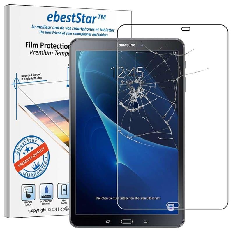 ebestStar - Verre trempé compatible avec Samsung Galaxy Tab A6 A 10.1 (2018, 2016) T580 T585 Film Protection Ecran protecteur an