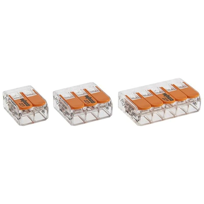 WAGO - Blister panaché de 20 bornes de connexion automatique 2,3 et 5 entrées S221