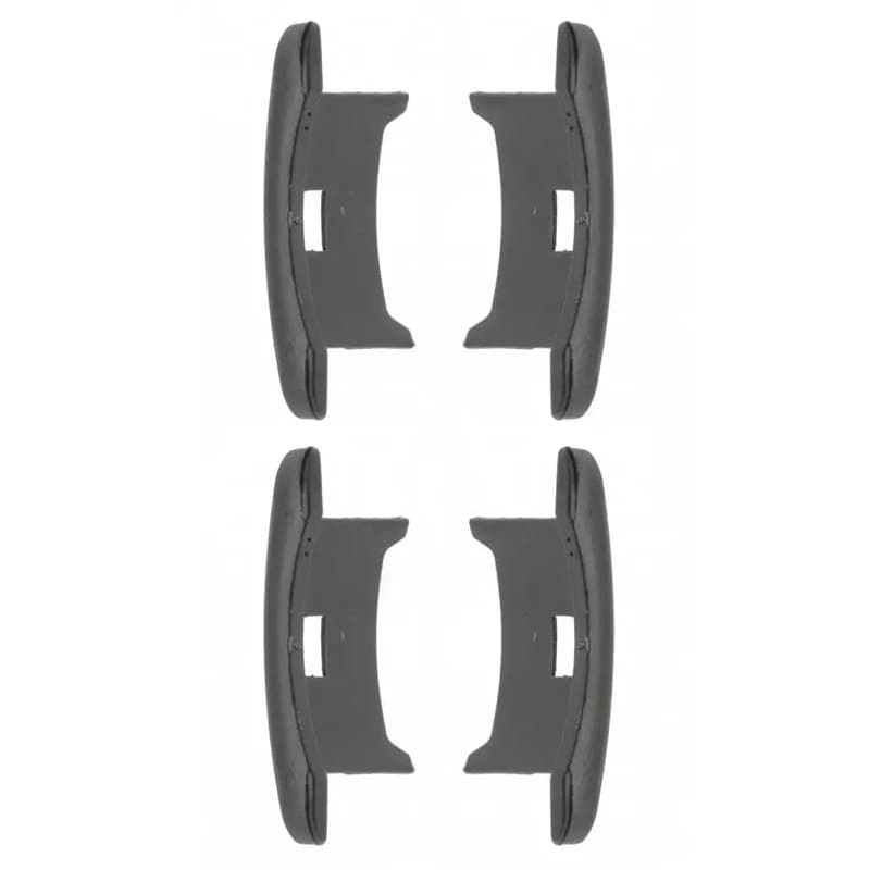 cyclingcolors 4x Embout guidage de lame de volet roulant en PVC noir Coulisse Maintien Treuil Fenêtre Store Ouverture Fermeture