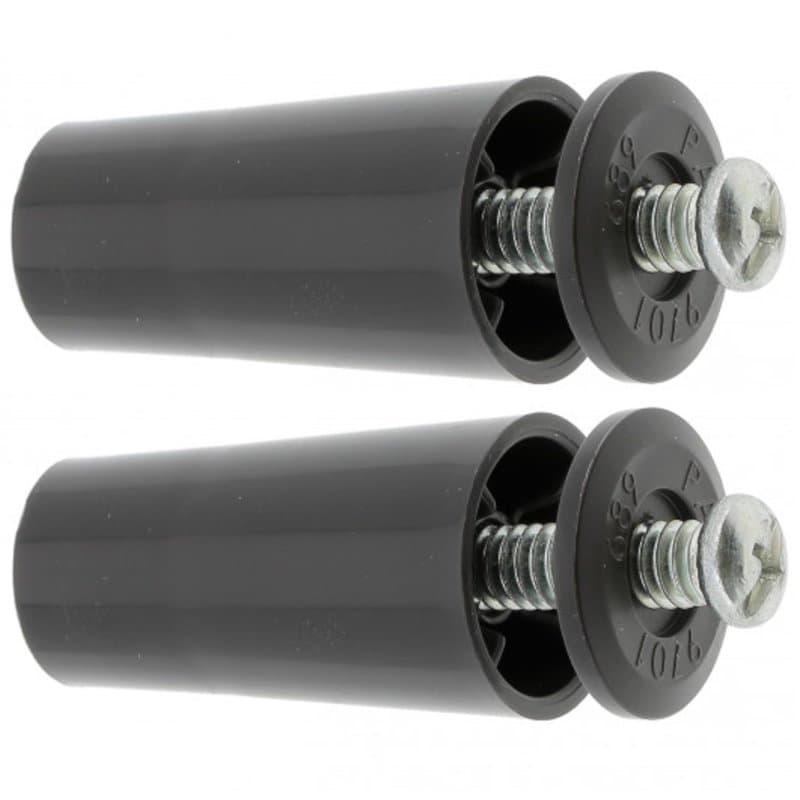 cyclingcolors 2x Butée d'arrêt de lame finale de volet roulant cône Ø22mm longueur 40mm en PVC avec rondelle et vis Store Fenêtr