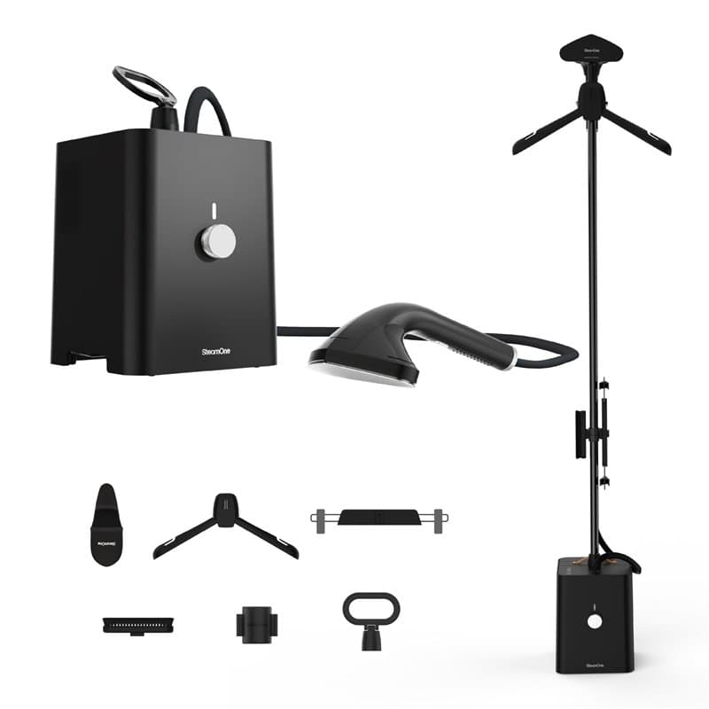 STEAMONE -Steamer Professionnel Defroisseur vapeur 2900W 125g/min 10bars -Fer à repasser Vertical et Horizontal Autonomie 90min