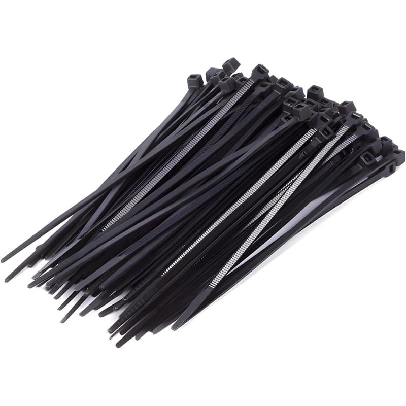 PARENCE.- Lot de 500 Colliers de Serrages en Plastique - 500 Pièces, Serflex, Serres-Câble, Rislan, attache câble - 100x2,5mm, N
