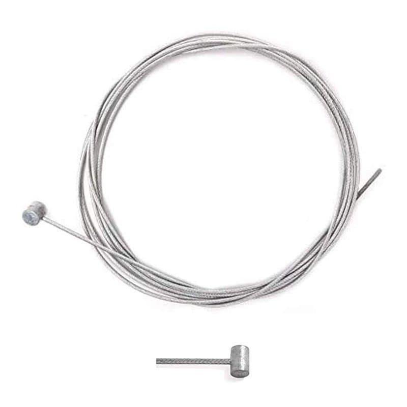 CABLE SOUPLE ACIER 2.5MM x 2.5M TETE MARTEAU Ø9x10MM MOTOCULTEUR TRACTEUR TONDEUSE MOTOCULTURE ACCELERATEUR FREIN TRACTION EMBRA