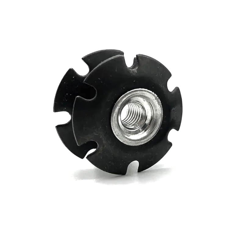 cyclingcolors Etoile écrou bouchon de potence 1" 22,2mm potence direction vélo cycle vtt route ville vtc noir