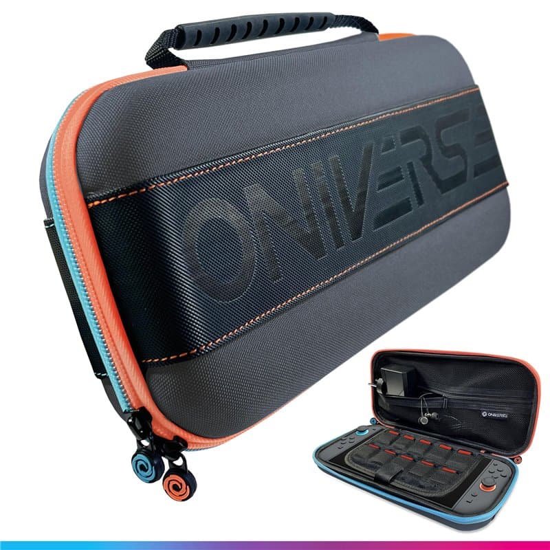 Oniverse Etui de Protection Compatible avec Nintendo Switch 2/OLED/Switch - Pochette de Transport Rigide imperméable à poignée,