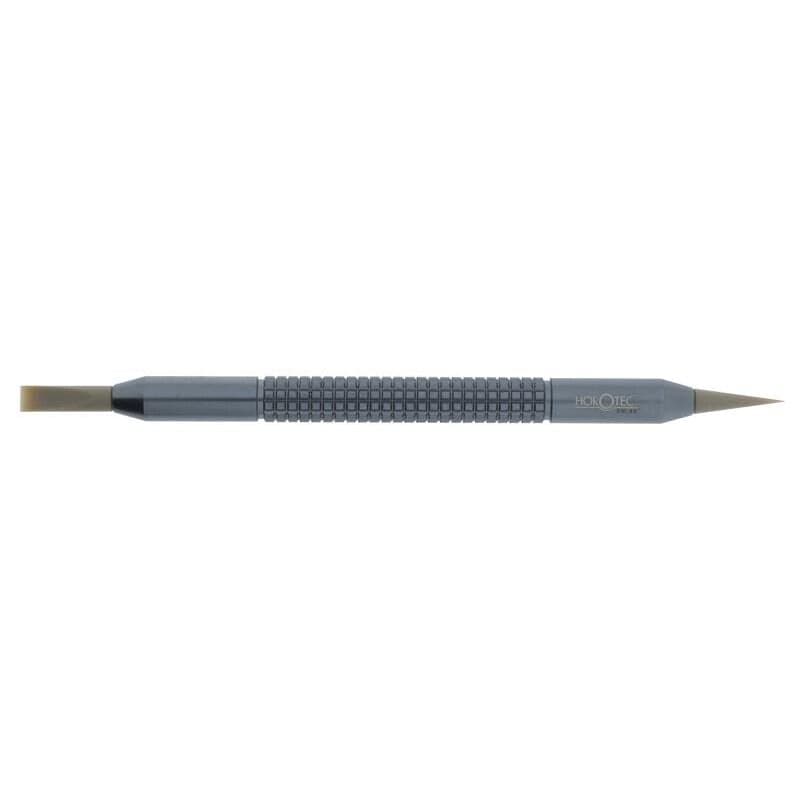 KD89 Horotec MSA26.009 - Outil de Nettoyage à Main avec Corps en Aluminium éloxé Gris Ø 8 mm avec 2 Chevilles en Peek.