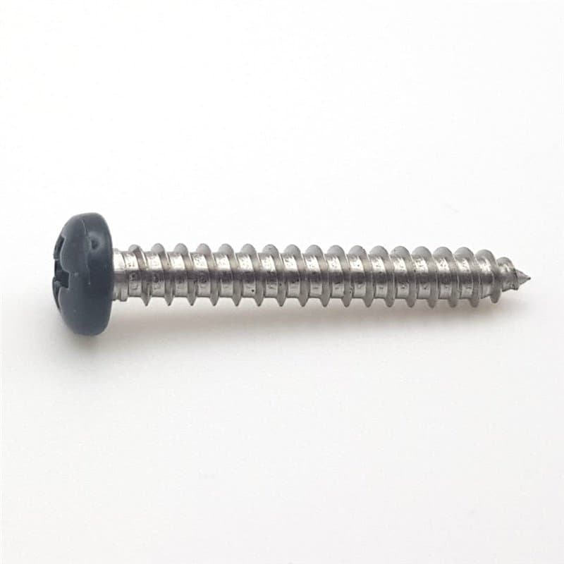 Vis à tôle 3,5x25 mm RAL 7016 gris anthracite tête cylindrique Ph Inox A2 par 100